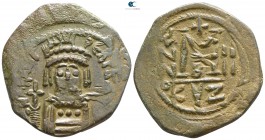 Heraclius AD 610-641. Dated RY 4=AD 613/4. Cyzicus. Follis Æ