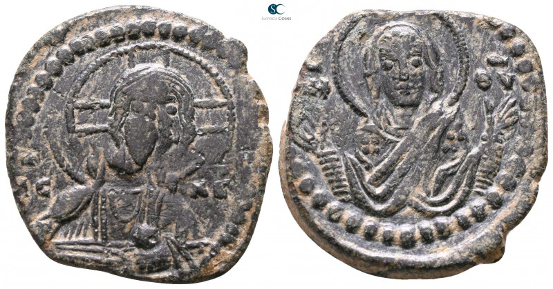 Romanus IV, Diogenes AD 1068-1071. Constantinople
Anonymous follis Æ

23mm., ...