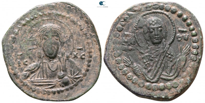 Romanus IV, Diogenes AD 1068-1071. Constantinople
Anonymous follis Æ

27mm., ...