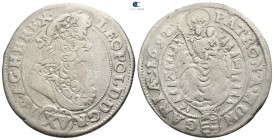 Austria. Kremnica. Leopold I AD 1657-1705. 15 Kreuzer 1691