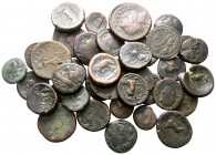Lot of ca. 40 greek bronze coins / SOLD AS SEEN, NO RETURN!<br><br>nearly very fine<br><br>