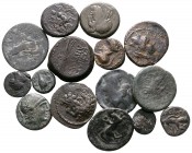 Lot of ca. 15 greek bronze coins / SOLD AS SEEN, NO RETURN!<br><br>fine<br><br>