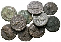 Lot of ca. 10 roman provincial bronze coins / SOLD AS SEEN, NO RETURN!<br><br>nearly very fine<br><br>