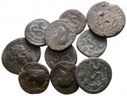 Lot of ca. 10 roman provincial bronze coins / SOLD AS SEEN, NO RETURN!<br><br>fine<br><br>
