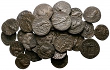 Lot of ca. 31 roman provincial bronze coins / SOLD AS SEEN, NO RETURN!<br><br>fine<br><br>