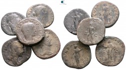 Lot of 5 roman sesterzii / SOLD AS SEEN, NO RETURN!<br><br>very fine<br><br>