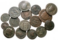 Lot of ca. 16 roman bronze coins / SOLD AS SEEN, NO RETURN!<br><br>very fine<br><br>