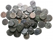 Lot of ca. 64 late roman bronze coins / SOLD AS SEEN, NO RETURN!
<br><br>very fine<br><br>