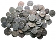 Lot of ca. 70 late roman bronze coins / SOLD AS SEEN, NO RETURN!
<br><br>very fine<br><br>