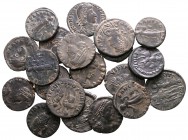 Lot of ca. 20 roman bronze coins / SOLD AS SEEN, NO RETURN!<br><br>very fine<br><br>