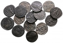 Lot of ca. 15 roman bronze coins / SOLD AS SEEN, NO RETURN!<br><br>very fine<br><br>