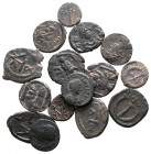 Lot of ca. 15 roman bronze coins / SOLD AS SEEN, NO RETURN!<br><br>very fine<br><br>
