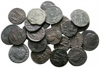 Lot of ca. 25 roman bronze coins / SOLD AS SEEN, NO RETURN!<br><br>very fine<br><br>