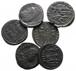 Lot of ca. 6 roman bronze coins / SOLD AS SEEN, NO RETURN!<br><br>very fine<br><br>
