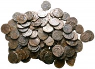 Lot of ca. 100 roman bronze coins / SOLD AS SEEN, NO RETURN!<br><br>nearly very fine<br><br>