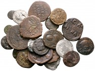 Lot of ca. 24 ancient bronze coins / SOLD AS SEEN, NO RETURN!<br><br>nearly very fine<br><br>