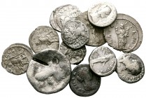 Lot of ca. 12 ancient silver coins / SOLD AS SEEN, NO RETURN!<br><br>fine<br><br>