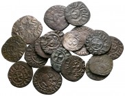 Lot of ca. 17 medieval bronze coins / SOLD AS SEEN, NO RETURN!<br><br>nearly very fine<br><br>