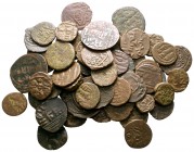 Lot of ca. 50 islamic bronze coins / SOLD AS SEEN, NO RETURN!
<br><br>nearly very fine<br><br>