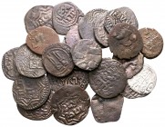 Lot of ca. 25 islamic bronze coins / SOLD AS SEEN, NO RETURN!<br><br>very fine<br><br>