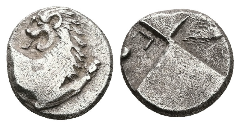 Thrace, Chersonesos. AR Hemidrachm, 2.29 g 12.99 mm. Circa 386-338 BC.
Obv: Fore...