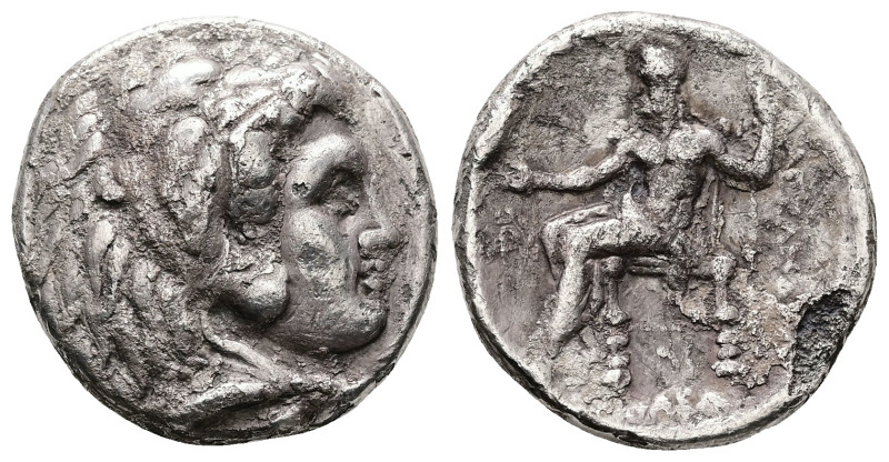 Seleukid Kingdom, Seleukos I Nikator, AR Tetradrachm, 16.21 g 26.23 mm. 312-281 ...