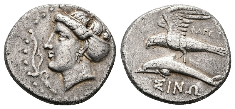 Paphlagonia, Sinope. Siglos or Drachm, 6.02 g 20.78 mm. Circa 330-300 BC. Phage[...