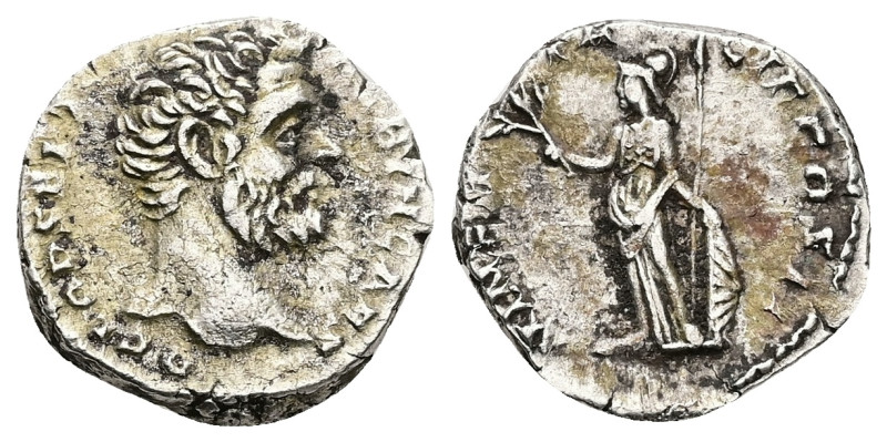 Clodius Albinus as Caesar, AD 193-195. AR, Denarius. 2.75 g. 18.73 mm. Rome.
Obv...