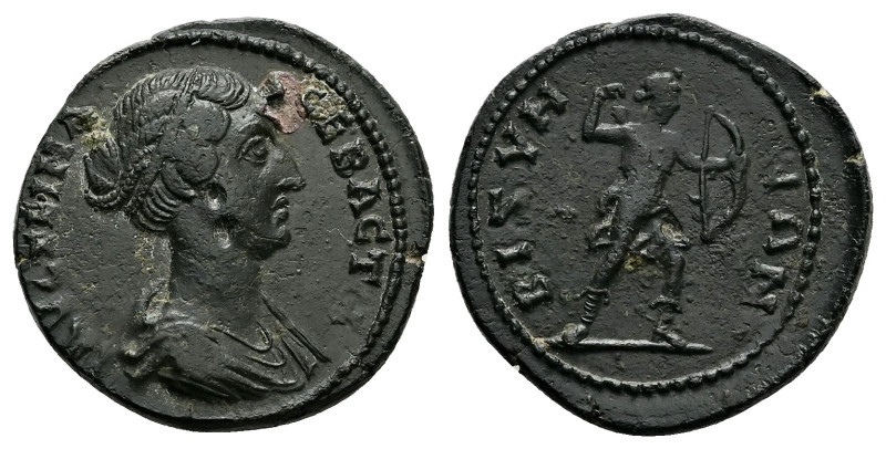 Thrace, Bizya. Faustina II, AD 161-176. AE. 6.55 g. 23.40 mm.
Obv: ΦΑVϹΤΕΙΝΑ ϹΕΒ...