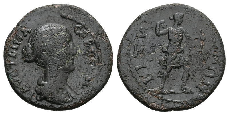 Mysia, Kyzikos. Faustina II, c. AD 169-175. AE. 5.94 g. 23.33 mm.
Obv: ΦΑVϹΤƐΙΝ...