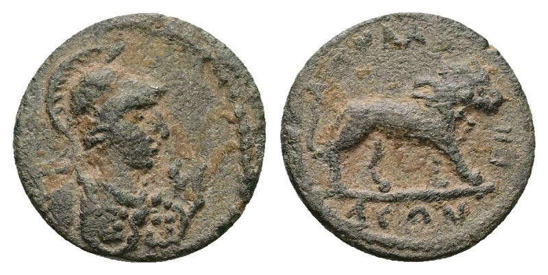 Lydia, Apollonis. Pseudo-autonomous, 1st-2nd centuries. AE. 1.54 g. 14.23 mm.
Ob...