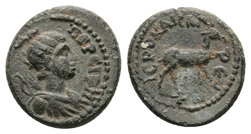 Lydia, Hierocaesarea. Pseudo autonomous, first half of the second century. AE. 2...