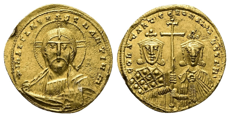 Constantine VII Porphyrogenitus and Romanus II, 913-959 AD. AV, Solidus. 4.36 g....