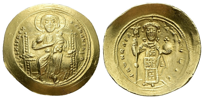 Constantine X Ducas, AD 1059-1067. AV, Histamenon Nomisma. 4.36 g. 25.18 mm. Con...