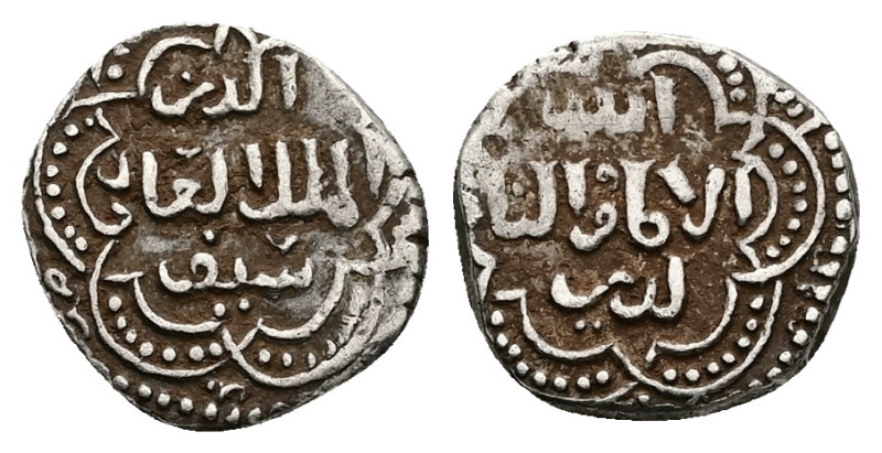 Al-Adil Sayf al-Din Abu Bakr I, AD 1196 – 1228 / AH 592 – 615. AR, 1/2 Dirham. 1...