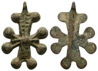 Pendant Cross. Middle Byzantine, 10thC-12thC.
Weight: 7.11 g. 
Diameter: 34.96 mm.