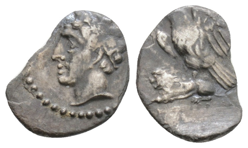 Greek CILICIA, Uncertain. (Circa 400 BC). AR Obol (12,6 mm, 0.40g)