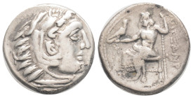 Kingdom of Macedon. Alexander III 'the Great' AR Drachm. circa 310-301 BC, 3,6 g.17,1 mm.