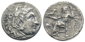 Kingdom of Macedon. Alexander III 'the Great' AR Drachm. circa 310-301 BC, 3,7 g.17,3 mm.