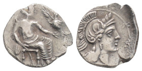 Greek CILICIA, Uncertain mint (Circa 4th century BC) AR Obol (10,9 mm, 0.6 g)