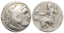 Kingdom of Macedon. Alexander III 'the Great' AR Drachm. circa 310-301 BC, 4,1 g.18,6 mm.