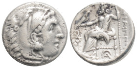 Kingdom of Macedon. Alexander III 'the Great' AR Drachm. circa 310-301 BC, 4 g.17,4 mm.