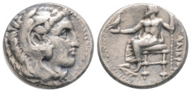 Kingdom of Macedon. Alexander III 'the Great' AR Drachm. circa 310-301 BC, 4,2 g.16,2 mm.