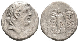 Seleukid Kingdom. Antiochos VII Euergetes. Drachm. 138-129 BC. Antioch. 3,9 g. 17 mm.