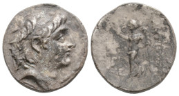 Seleukid Kingdom. Antiochos VII Drachm. 138-129 BC. Antioch. 3,6 g. 18,2 mm.