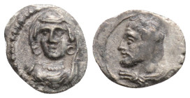 Greek CILICIA, Uncertain mint (Circa 4th century BC). AR Tetartemorion (10,2 mm, 0.47 g).