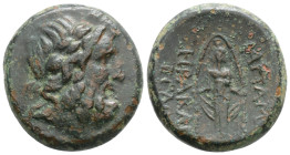 Greek
Phrygia, Apameia Æ Circa 88-40 BC. 9,3 g. 23 mm,