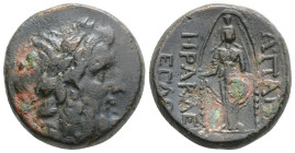 Greek
Phrygia, Apameia Æ Circa 88-40 BC. 7,6 g. 20,3 mm,