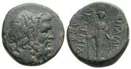 Greek
Phrygia, Apameia Æ Circa 88-40 BC. 6,5 g. 20,4 mm,