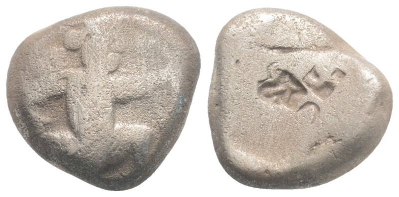 Greek, ACHAEMENID EMPIRE. Time of Darios I to Xerxes II (485-420 BC) 5,2 g. 14,7...